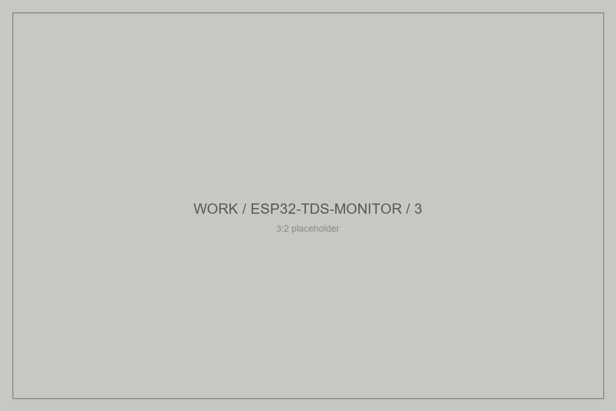 ESP32 TDS Monitor for V60 Brewing detail 3