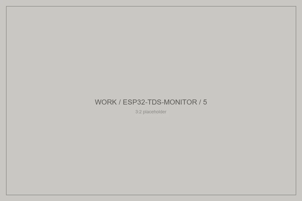 ESP32 TDS Monitor for V60 Brewing detail 5