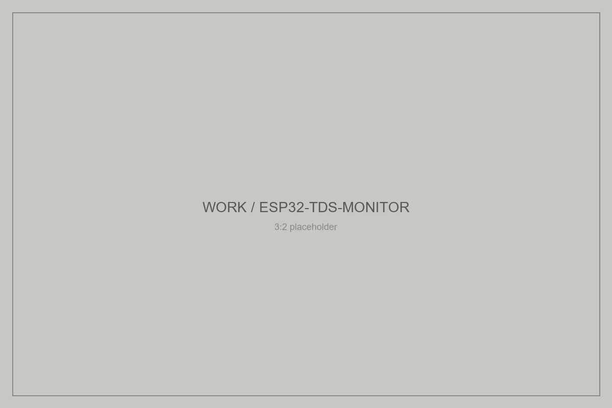 Placeholder for ESP32 TDS Monitor for V60 Brewing